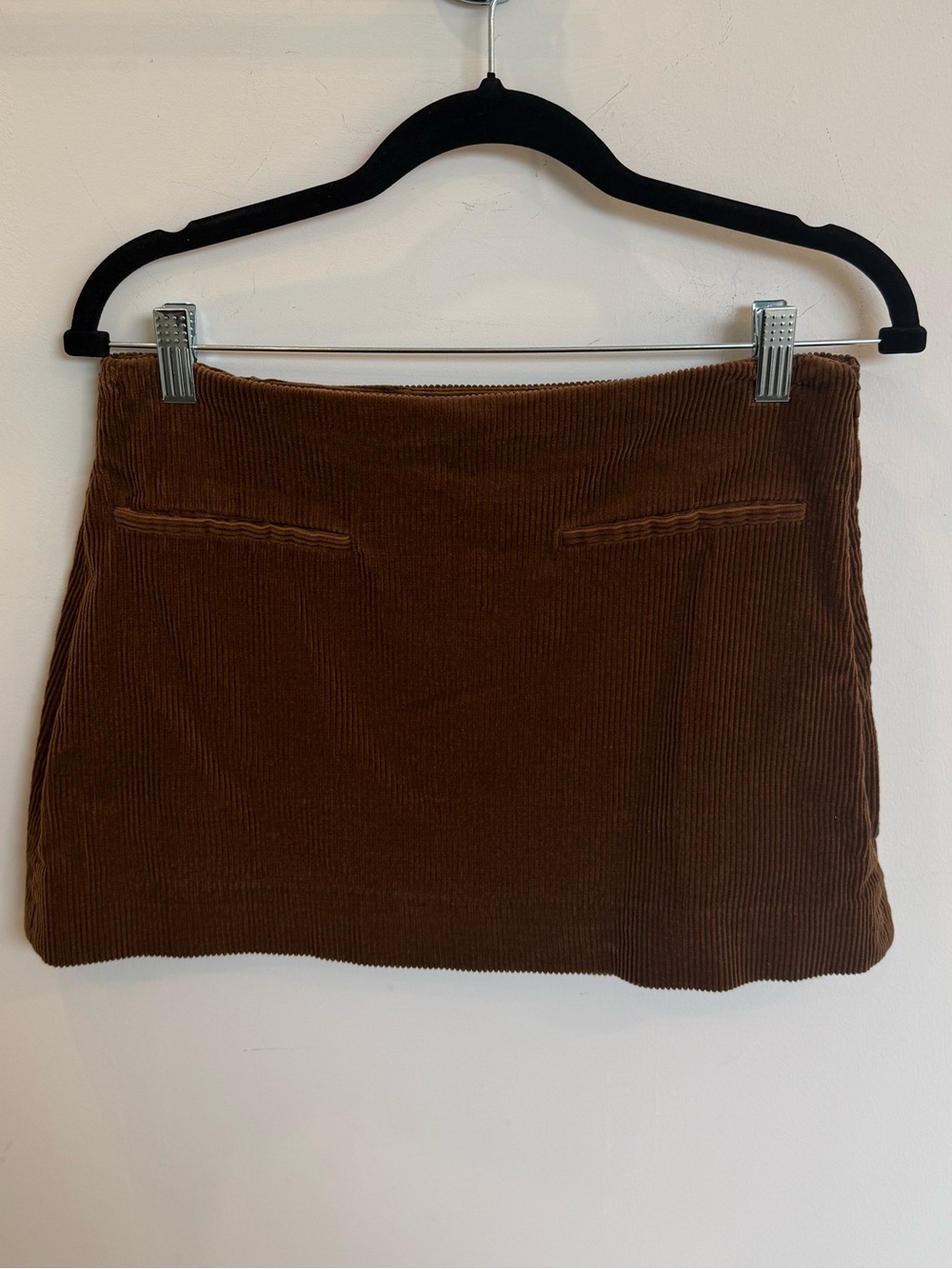 Zara Brown Corduroy Mini Skirt